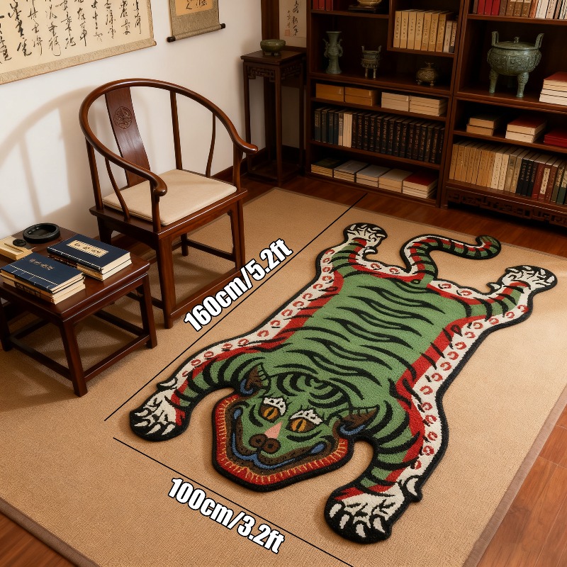 VIKAMA Tiger Pattern Rug Non-s - đánh giá và giá Electronics Repair Desk