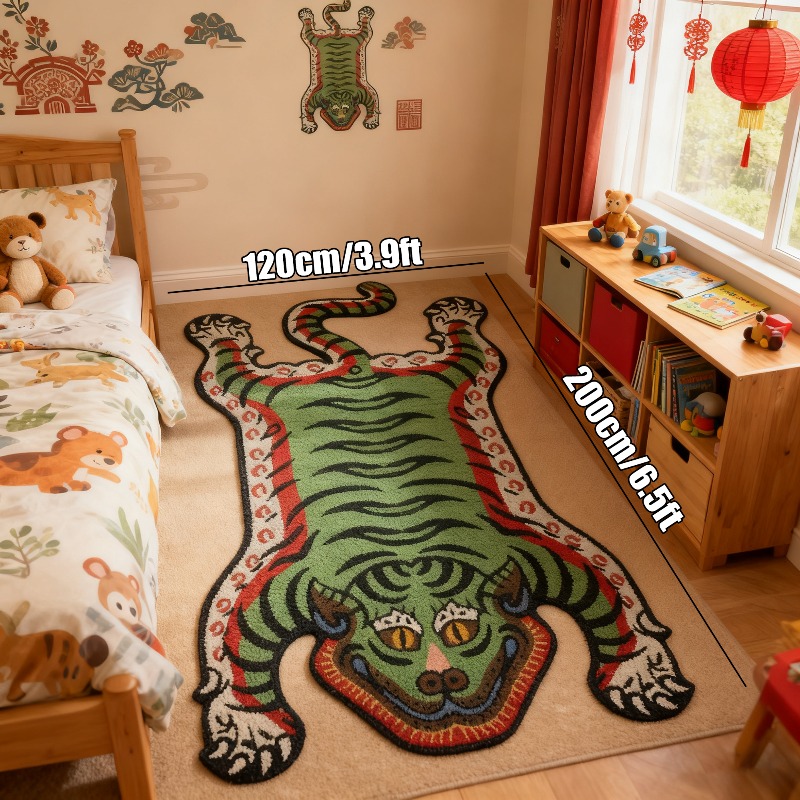 VIKAMA Tiger Pattern Rug Non-s - đánh giá và giá Electronics Repair Desk