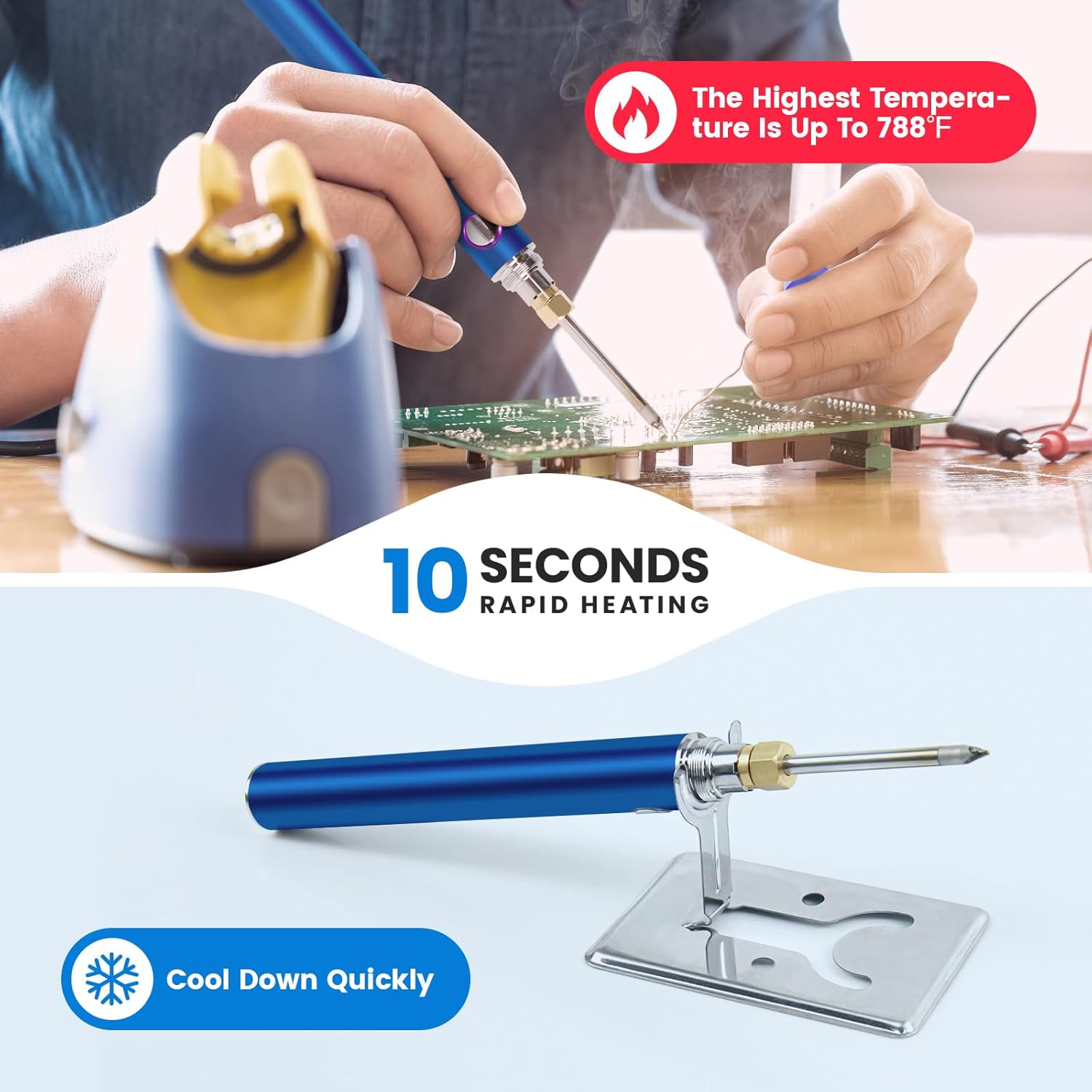 Cordless Soldering Iron Kit, W - đánh giá và giá Electronics Repair Images