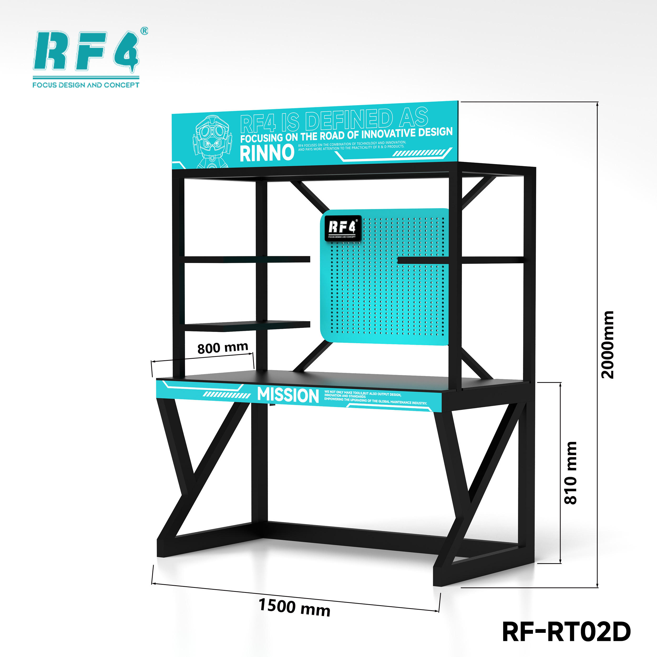 RF4 RF-RT02D Phone Repair Work - đánh giá và giá Electronics Repair Workbench