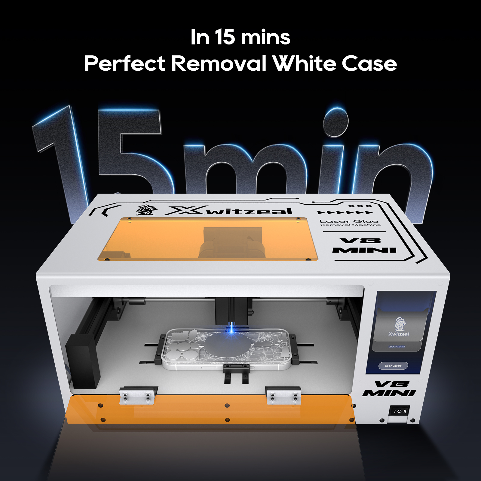 Xwitzeal® V8 MINI Laser Glue R - đánh giá và giá Electronics Repair Equipment