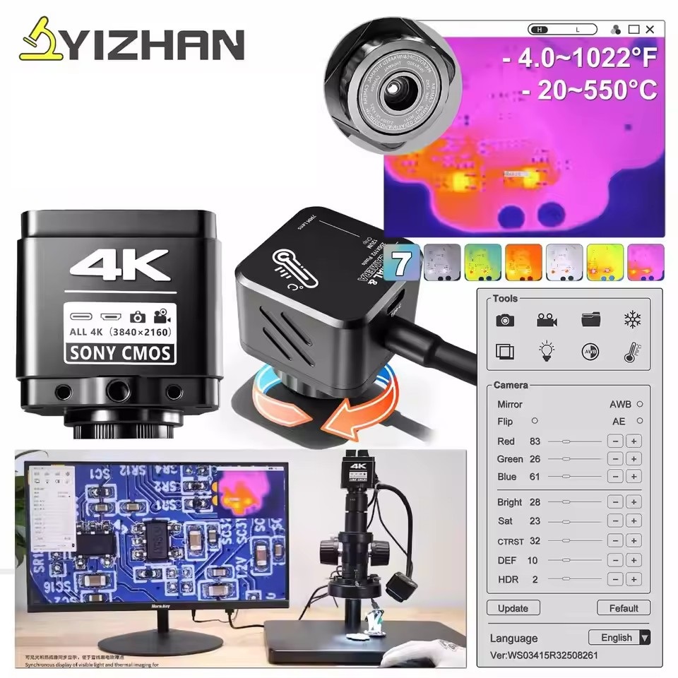 YIZHAN Thermal Imager 256*192  - đánh giá và giá Electronics Repair Images