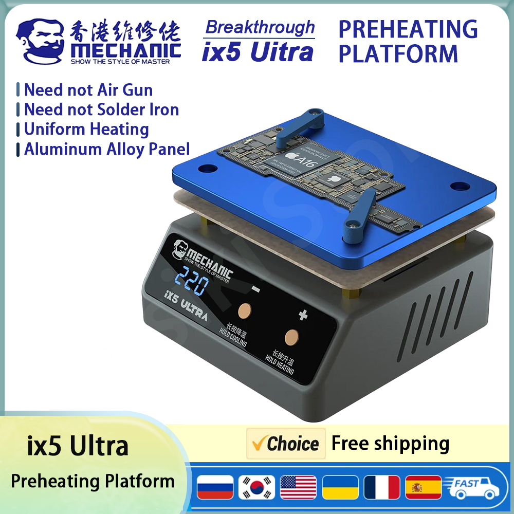 MECHANIC ix5 Ultra Heating Pla - đánh giá và giá Electronics Repair Desk